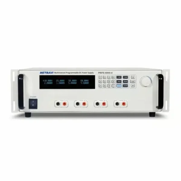 Metravi PRPS-6005-4 Programmable Four Output DC Regulated Power Supply, 0-60V / 0-5A DC