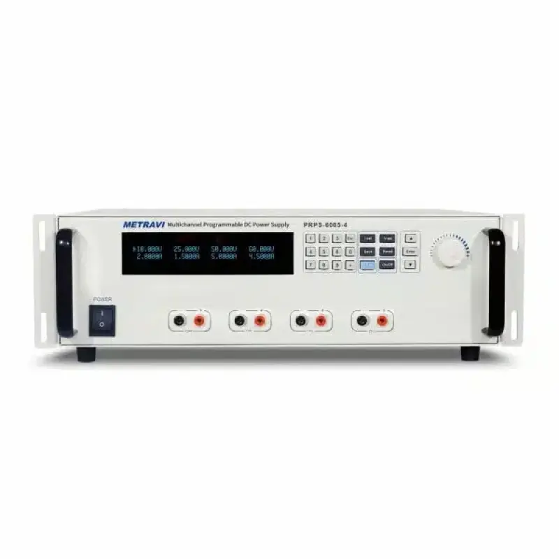 Metravi PRPS-6005-4 Programmable Four Output DC Regulated Power Supply, 0-60V 0-5A DC Metravi PRPS-6005-4 Programmable Four Output DC Regulated Power Supply, 0-60V / 0-5A DC - Image 1
