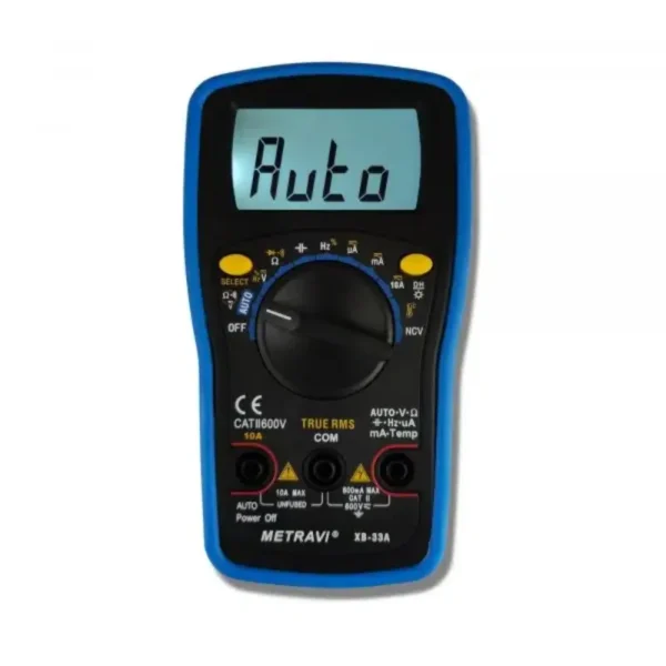Metravi XB-33A 6000 Counts Auto-ranging T-RMS Digital Multimeter