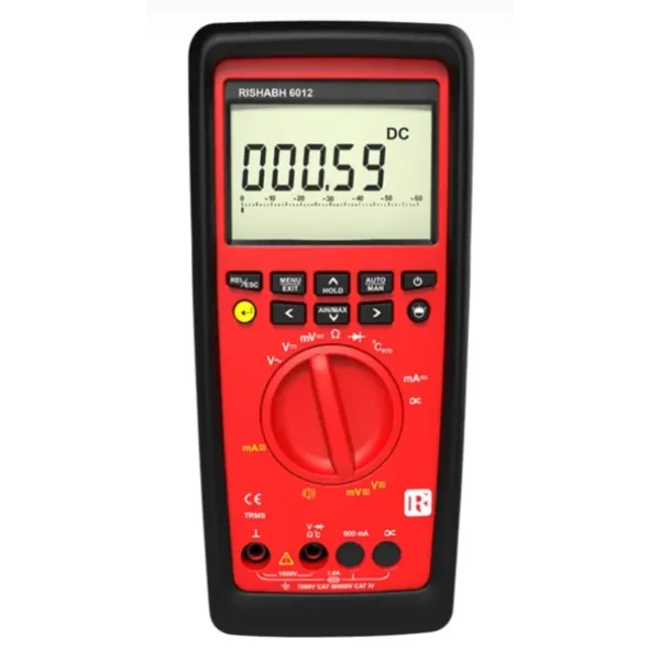 Rishabh 6012 TRMS Datalogging Multimeter with Fine Tip Probe