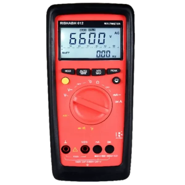 Rishabh 612 Digital Multimeter with Fine Tip Probe