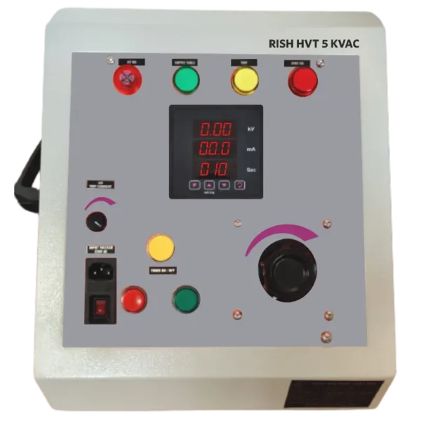 Rishabh High Voltage Breakdown Tester HVT 100 mA 5 kV AC with HV Probe