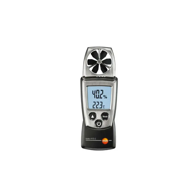 Testo 410-2 Air Velocity, Temperature, and Humidity Meter with 40mm Vane Testo 410-2 Air Velocity, Temperature, and Humidity Meter with 40mm Vane - Image 1