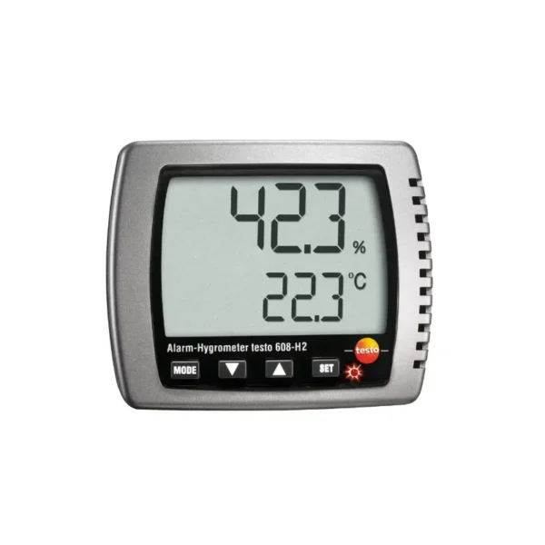 Testo 608-H2 Thermohygrometer with LED Alarm and Calibration