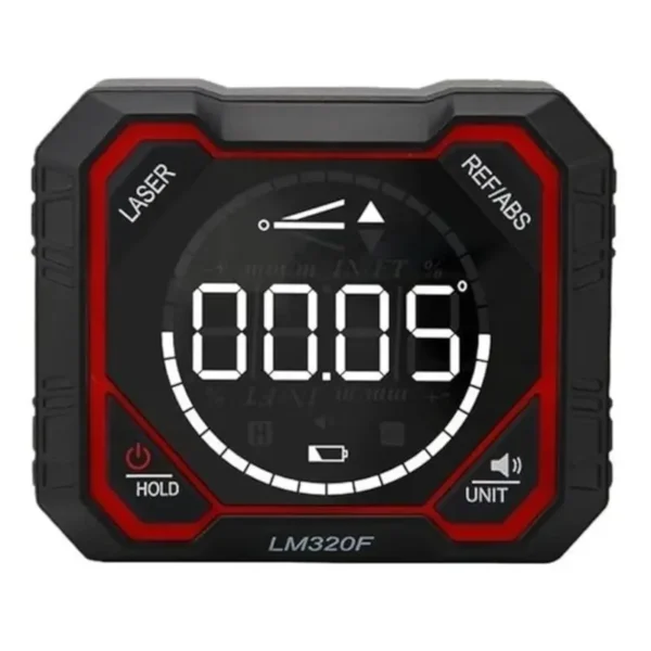 UNI-T LM320F Digital Angle Meter with Three Lasers, Three-Way Laser Scanning, Rechargeable Battery