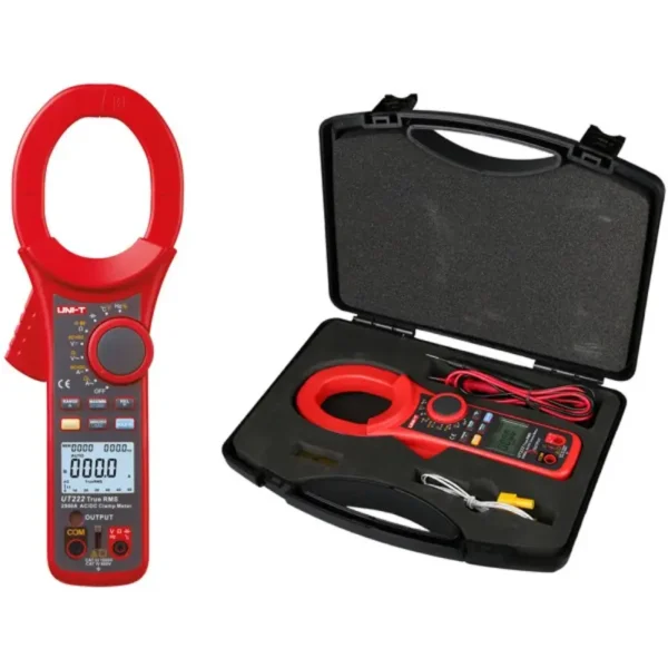 UNI-T UT222 High-Current True RMS Clamp Meter, 2500A Current, 1000V AC/DC Voltage