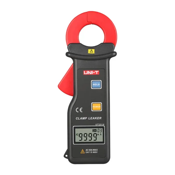 UNI-T UT251A High-Sensitivity Leakage Clamp Meter, 0-600V, Auto-Range