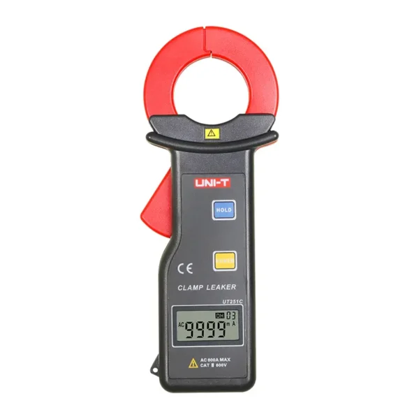 UNI-T UT251C High-Sensitivity Leakage Clamp Meter, 0-600V, Auto-Range, Data Storage