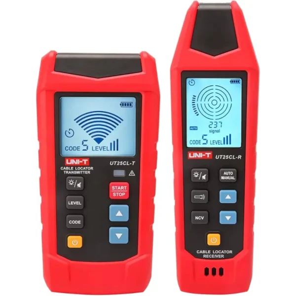 UNI-T UT25CL Cable Locator, 33kHz Transmitter, AC/DC 8–480V Detection