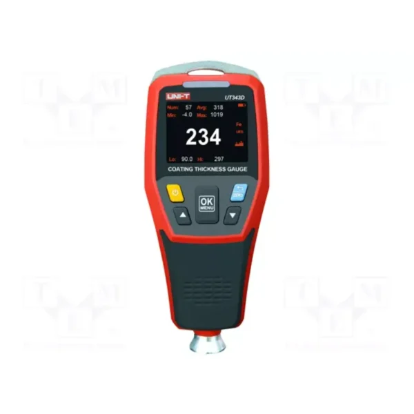 UNI-T UT343D Coating Thickness Gauge, 0–1250μm, TFT LC