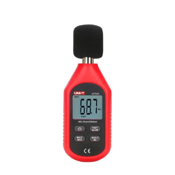 UNI-T UT353 Sound Level Meter, 30–130dB, A-Weighting, Data Hold
