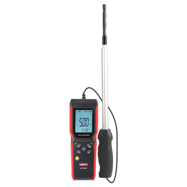 UNI-T UT362H Hot Wire Anemometer, Telescopic Probe, Air Velocity