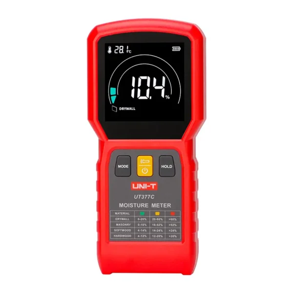 UNI-T UT377C Pinless Moisture Meter, Non-Destructive Scanning