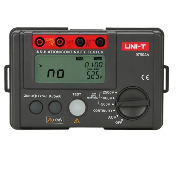 UNI-T UT502A High-Voltage Insulation Tester, 2500V Test Voltage