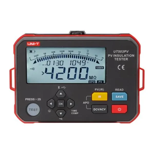 UNI-T UT503PV PV Insulation Resistance Tester, 500V–1000V
