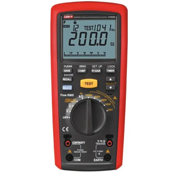 UNI-T UT505B Advanced Insulation Tester, 1000V, AC/DC 600V