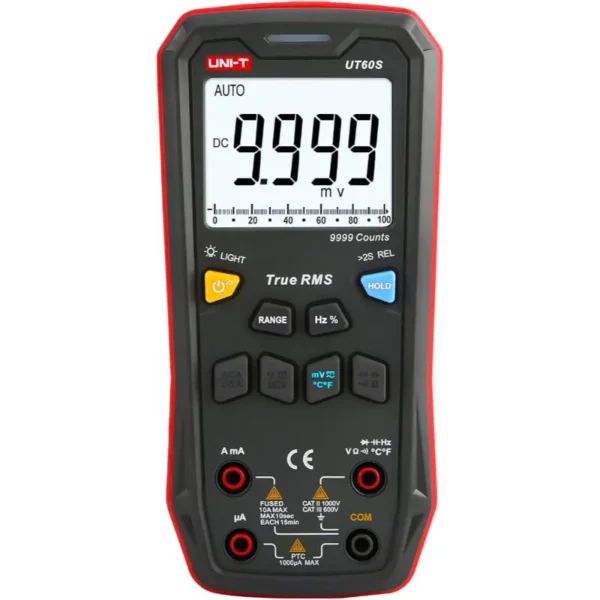 UNI-T UT60S Professional True RMS Digital Multimeter, 1000V DC/AC, 10A