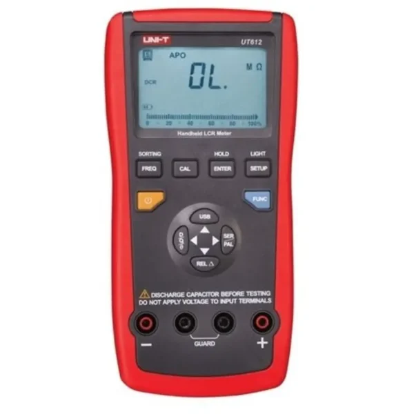 UNI-T UT612 LCR Meter, 200pF–20mF, 100Hz–100kHz Frequency