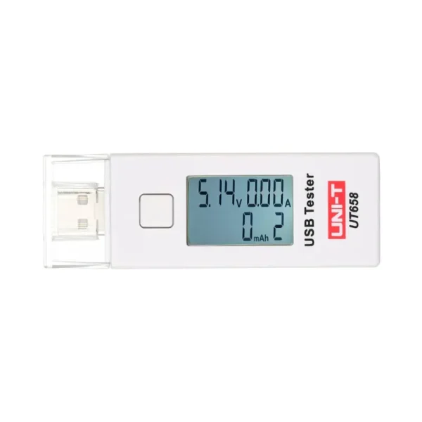 UNI-T UT658 USB Power Meter, 3V–9V, 0A–3A, 9999mAh Capacity