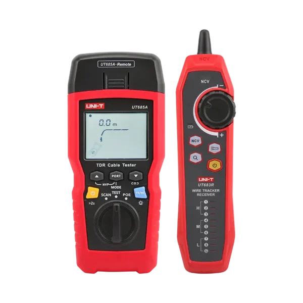 UNI-T UT685-KIT TDR Cable Tester Kit, Measures Length, Detects Breaks and Shorts
