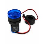 Stromera AD22-22DSA-B 22.5 mm Round LED With Amp Indicator Display Blue 0 to 100A