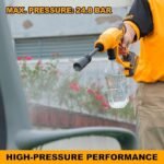 INGCO Cordless Pressure Washer 2.8 LPM Flow Rate and 24.8 Bar Maximum Pressure, CPWLI20362 - Image 2