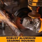 INGCO 20V Cordless Brushless Angle Grinder 100mm, 900W, M10, 3-Speed Adjustment 3000/6000/9000RPM, With 1Pcs 4.0Ah Battery And Charger CAGLI261021 - Image 3