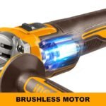 INGCO 20V Cordless Brushless Angle Grinder 100mm, 900W, M10, 3-Speed Adjustment 3000/6000/9000RPM, With 1Pcs 4.0Ah Battery And Charger CAGLI261021 - Image 5