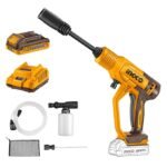 INGCO Cordless Pressure Washer 2.8 LPM Flow Rate and 24.8 Bar Maximum Pressure, CPWLI20362
