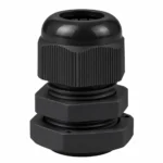 STROMERA PG19 IP68 Waterproof Cable Gland Black - UV Resistant Nylon Strain Relief Connector